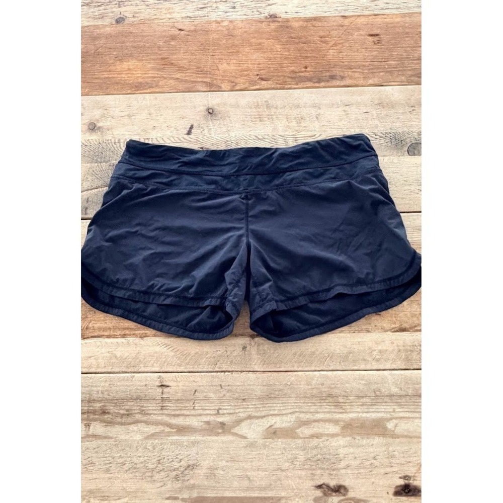 Lululemon Speed Up Mid Rise Running Shorts Black Size 12